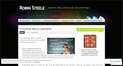 Desktop Screenshot of pastorrobin.com